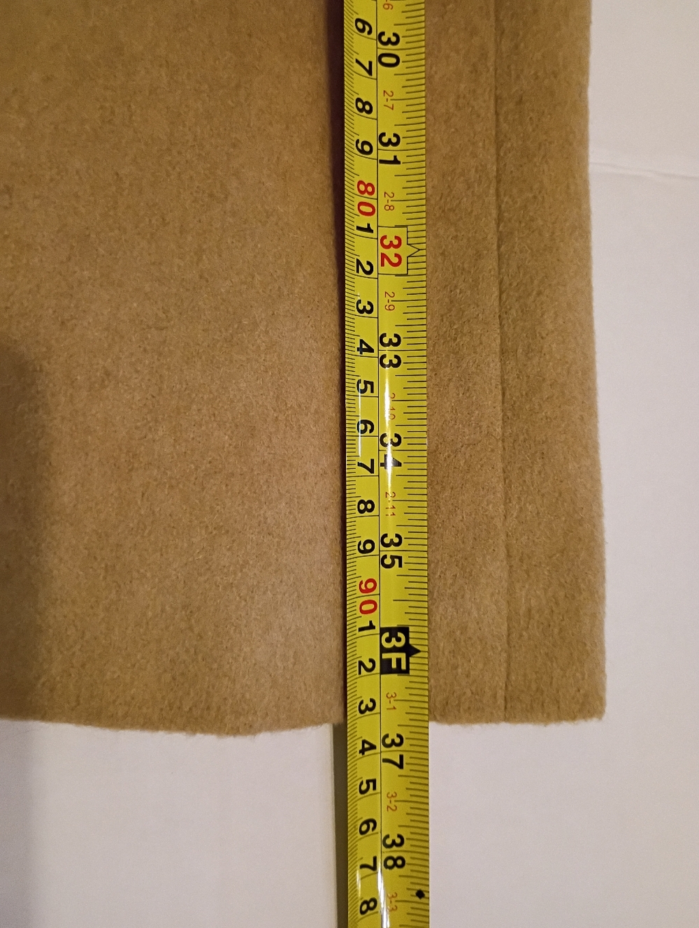VTG Talbots Camel Hair Maxi A-Line Skirt Sz 12 - Picture 7 of 8